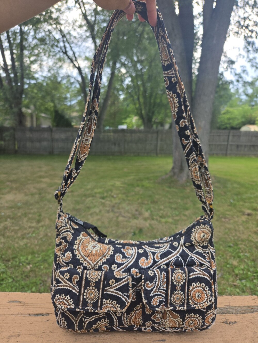 Vera Bradley Retired Print Cafe Latte